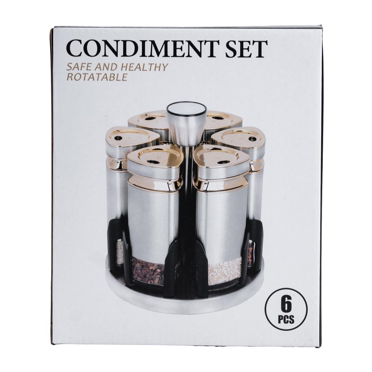 Набір баночок для спецій 6 шт. по 120 мл (HP1355) - фото 7 Набір баночок для спецій 6 шт. по 120 мл (HP1355) - фото 7