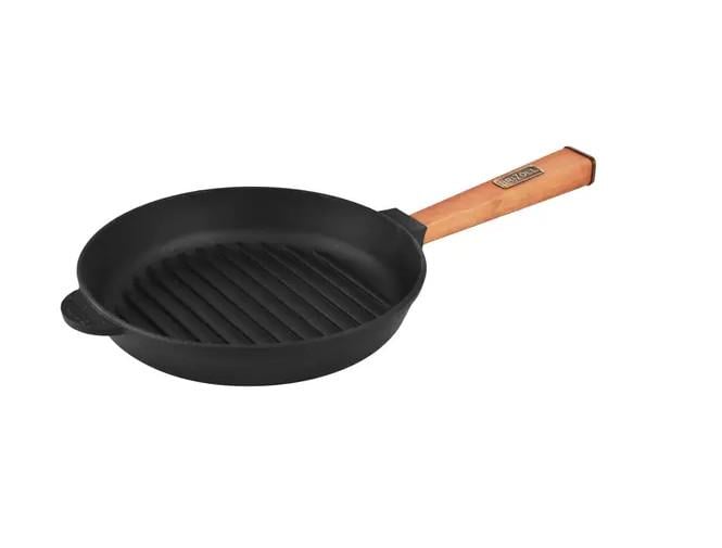 Сковорода чугунная гриль Optima 240х40 мм (29-13-O2440G-P)