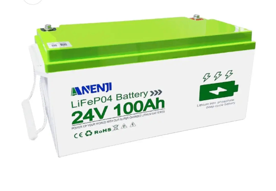 Аккумулятор для ИБП Anenji 24V 100 Ah LiFePO4 2,4 кВт·ч BMS Bluetooth (35342788)