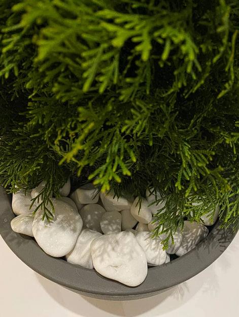 Галька мармурова декоративна 50 кг 6-10 см Ультрабілий - фото 2 Галька мармурова декоративна 50 кг 6-10 см Ультрабілий - фото 2