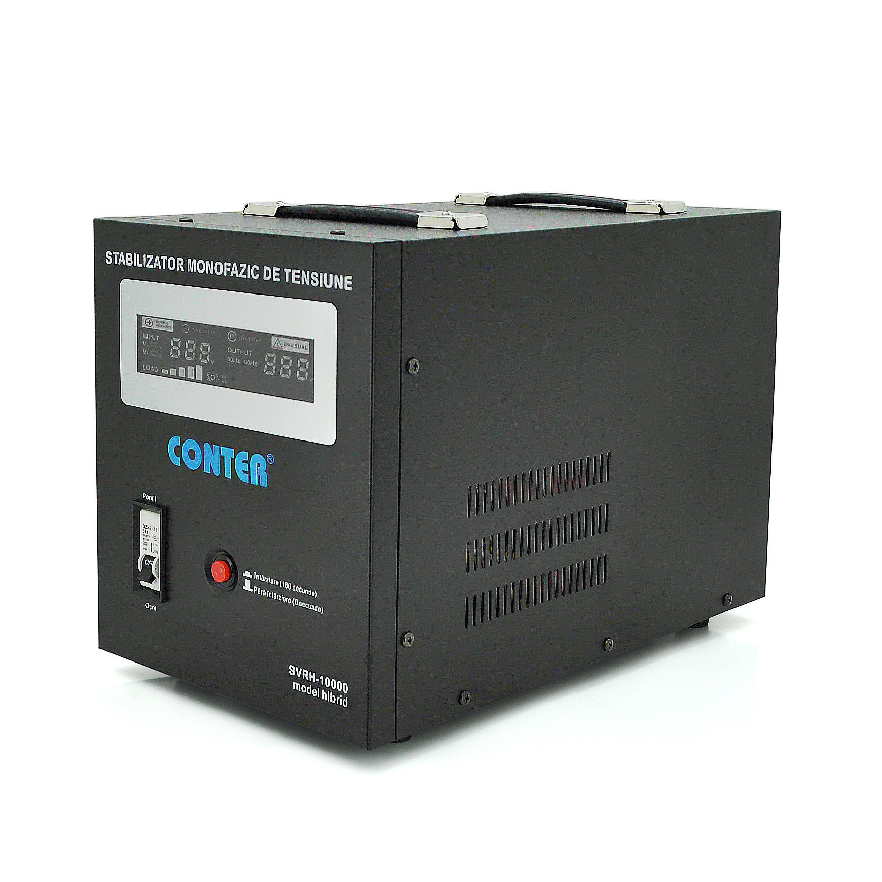 Стабилизатор напряжения релейный Conter SVRH-10000VA/7000W LED DC150-270V Shuko (YUT_V6141)