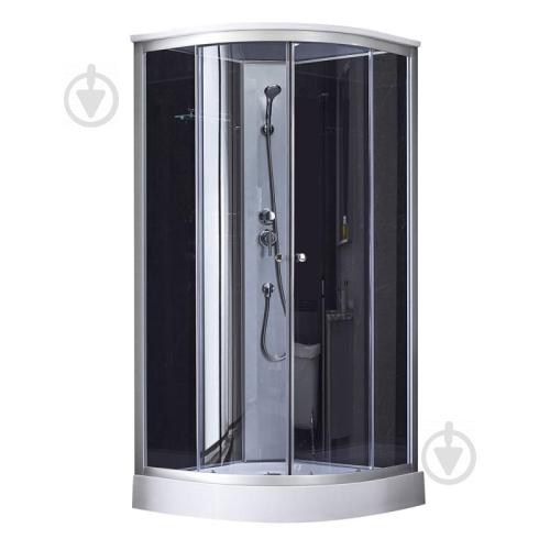 Бокс душевой Lidz Tani SB90x90.SAT.LOW.GR LTSB9090SATLOWGR