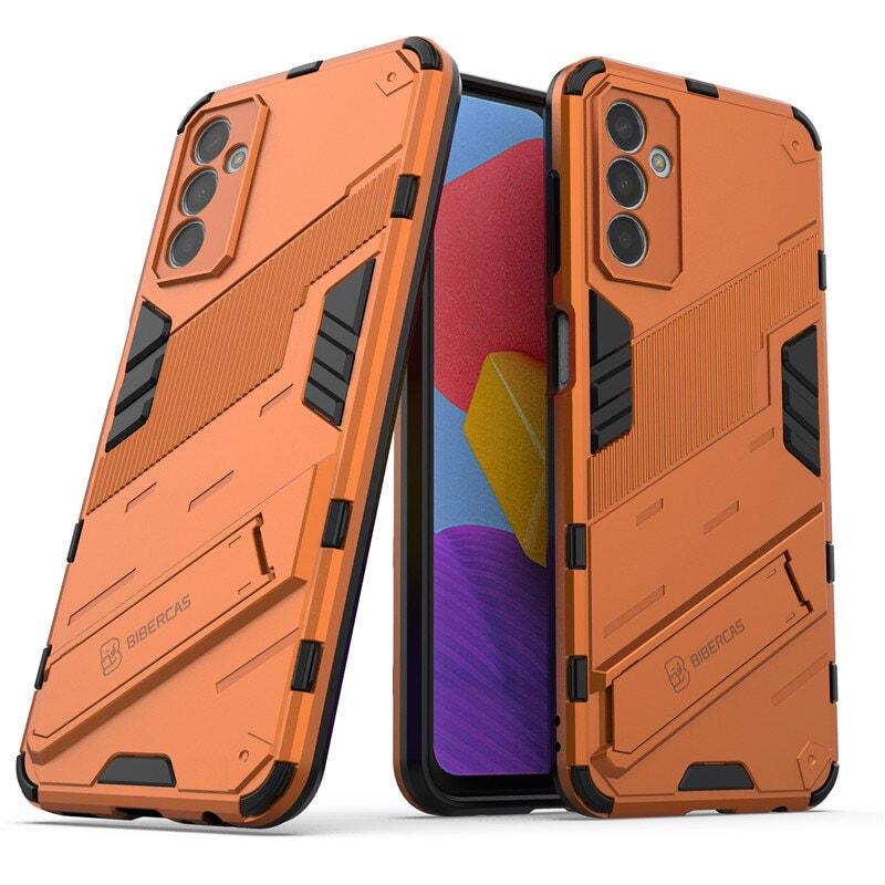 Защитный чехол BIBERCAS для Samsung Galaxy M13 M135 (с подставкой) Orange (31145-2C) Защитный чехол BIBERCAS для Samsung Galaxy M13 M135 (с подставкой) Orange (31145-2C)