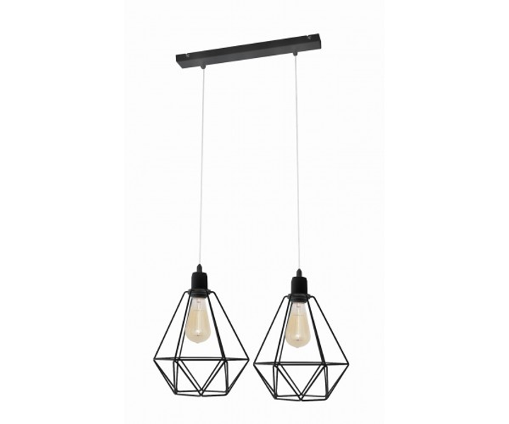 Підвісний світильник Karo 2 Black (PL-0001845 M/BLACK) Підвісний світильник Karo 2 Black (PL-0001845 M/BLACK)