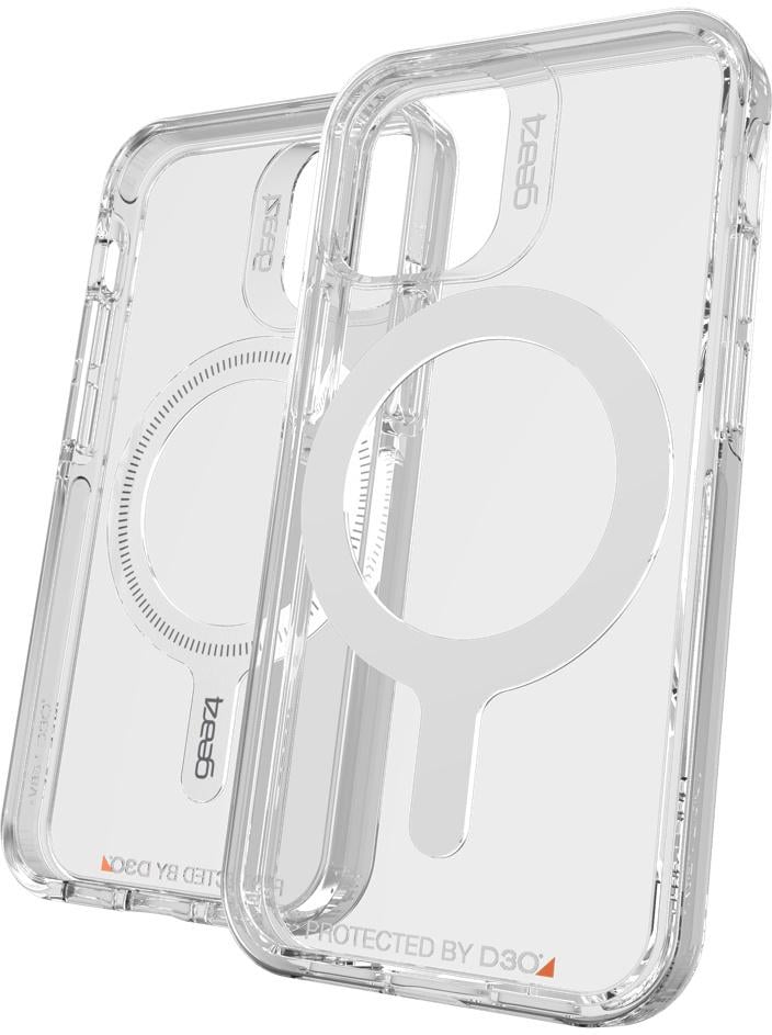 Чохол прозорий протиударний Gear4 Crystal Palace MagSafe Case для Apple Iphone 13 Mini/12 Mini(5.4") Clear - фото 9