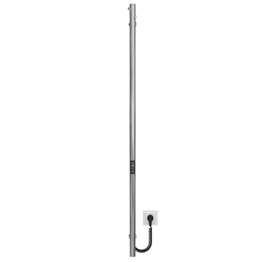 Полотенцесушитель электрический Deffi Chloe JD03 нержавеющая сталь 30x1400 мм (C.MK.140.30.E.C.U.1)