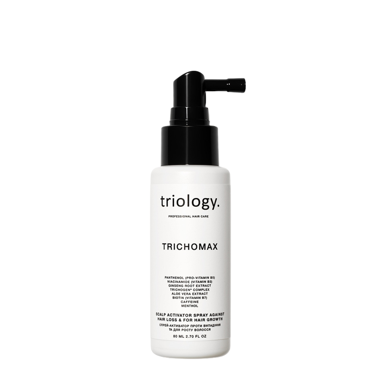 Спрей-активатор для роста волос склонных к выпадению Triology Trichomax 80 мл