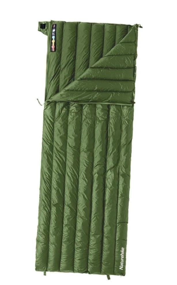Спальник с натуральным пухом Naturehike CWM400 Зеленый (CNK2300SD013)