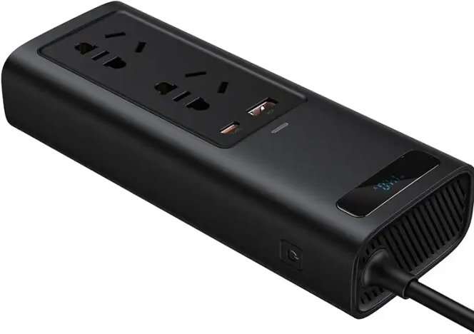 Інвертор Baseus In-car Inverter автомобільний 150 W (220V CN/EU) - фото 3 Інвертор Baseus In-car Inverter автомобільний 150 W (220V CN/EU) - фото 3