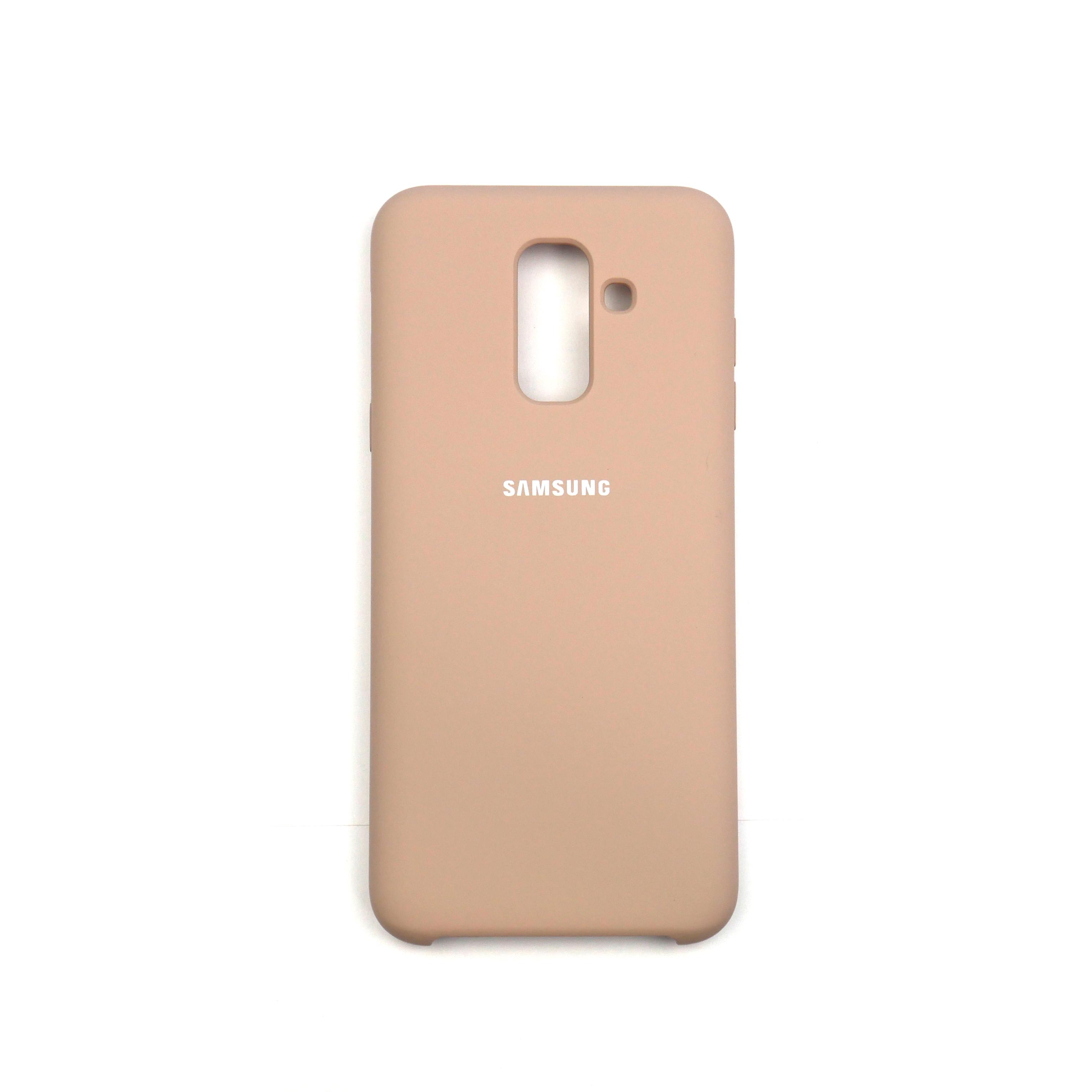 Чехол Jelly Silicone Case Samsung A6 Plus 2018 Pink Sand (19)