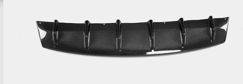 Накладка на передний бампер DDCarbon Lip V1 Base/S/Maserati Levante карбон (153616)