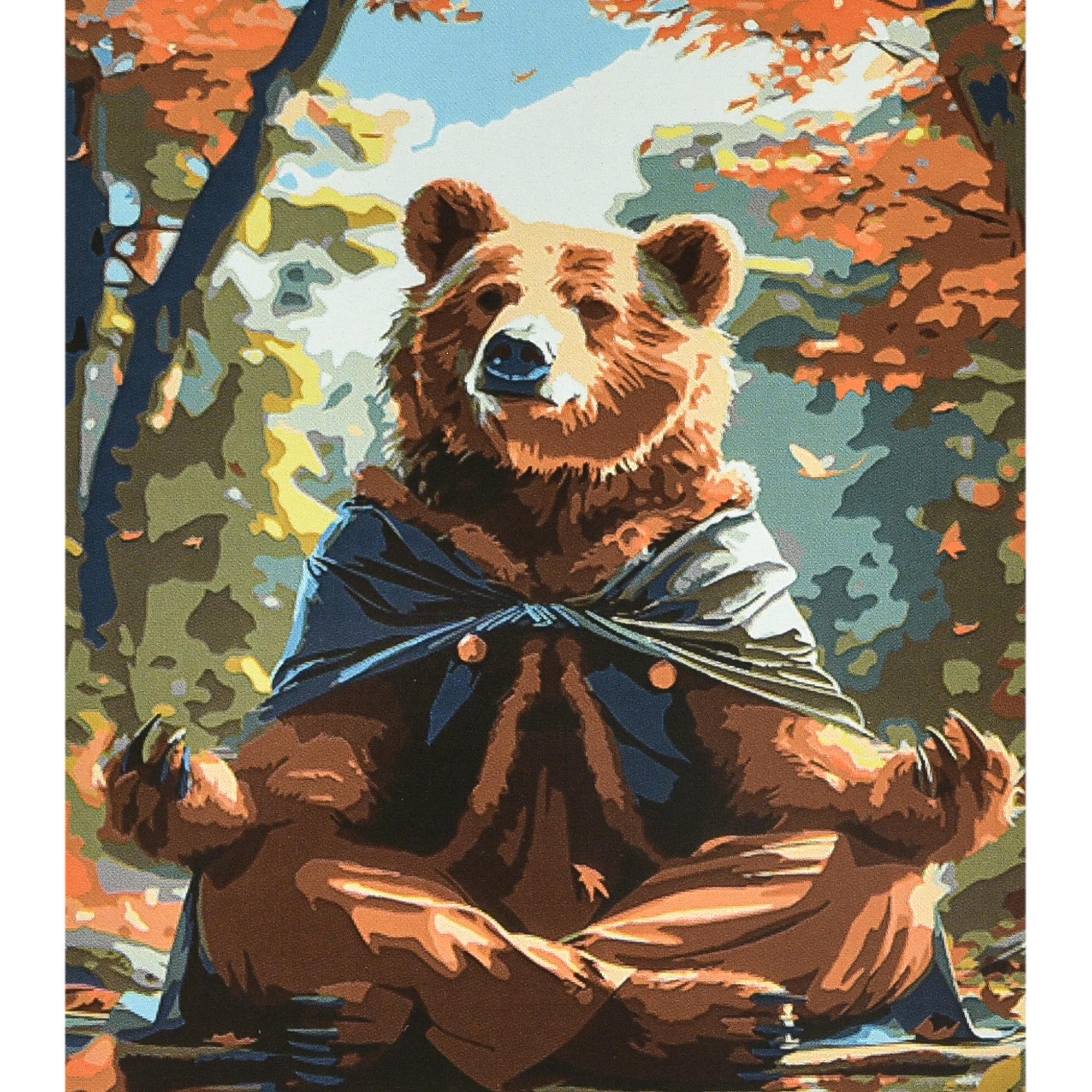 Набір для розпису по номерах Стратег Медитація серед природи 40x50 см (VA-4624)