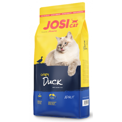 Сухой корм для взрослых кошек Josera Crispy Duck 10 кг Утка