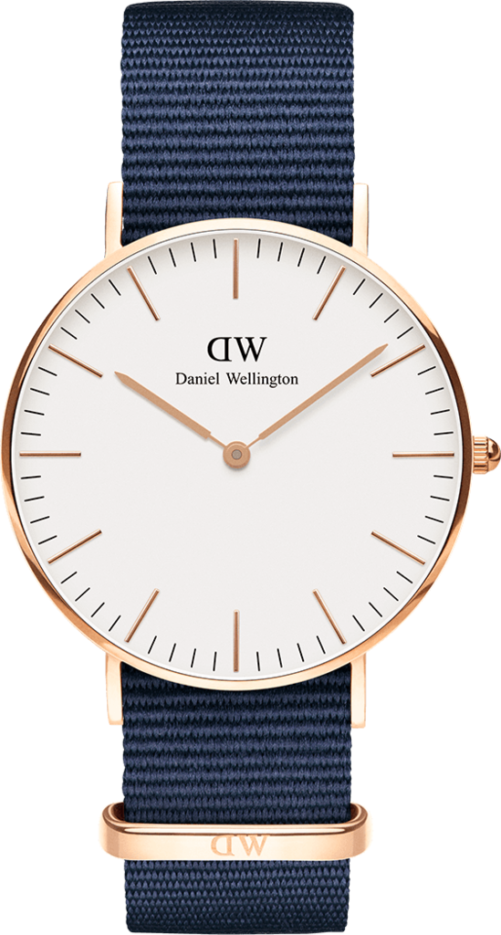 Часы кварцевые Daniel Wellington DW00100279 Classic 36 Bayswater RG White
