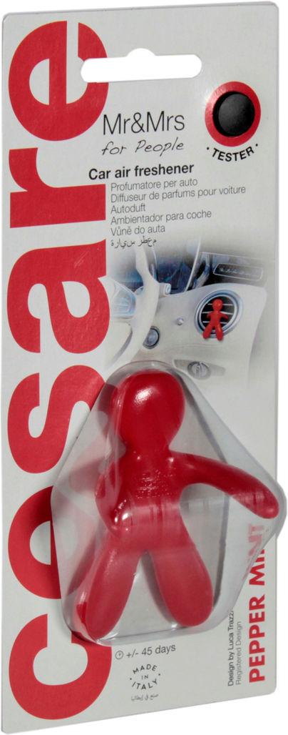 Ароматизатор для авто Mr&Mrs Cesare New Blister Peppermint на дефлектор твердый (0308365)