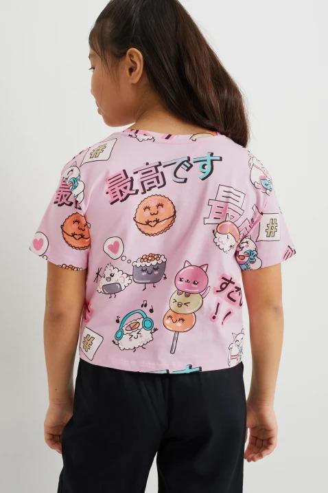 Футболка детская для девочки C&A 134-140 см Розовый - фото 3 Футболка детская для девочки C&A 134-140 см Розовый - фото 3