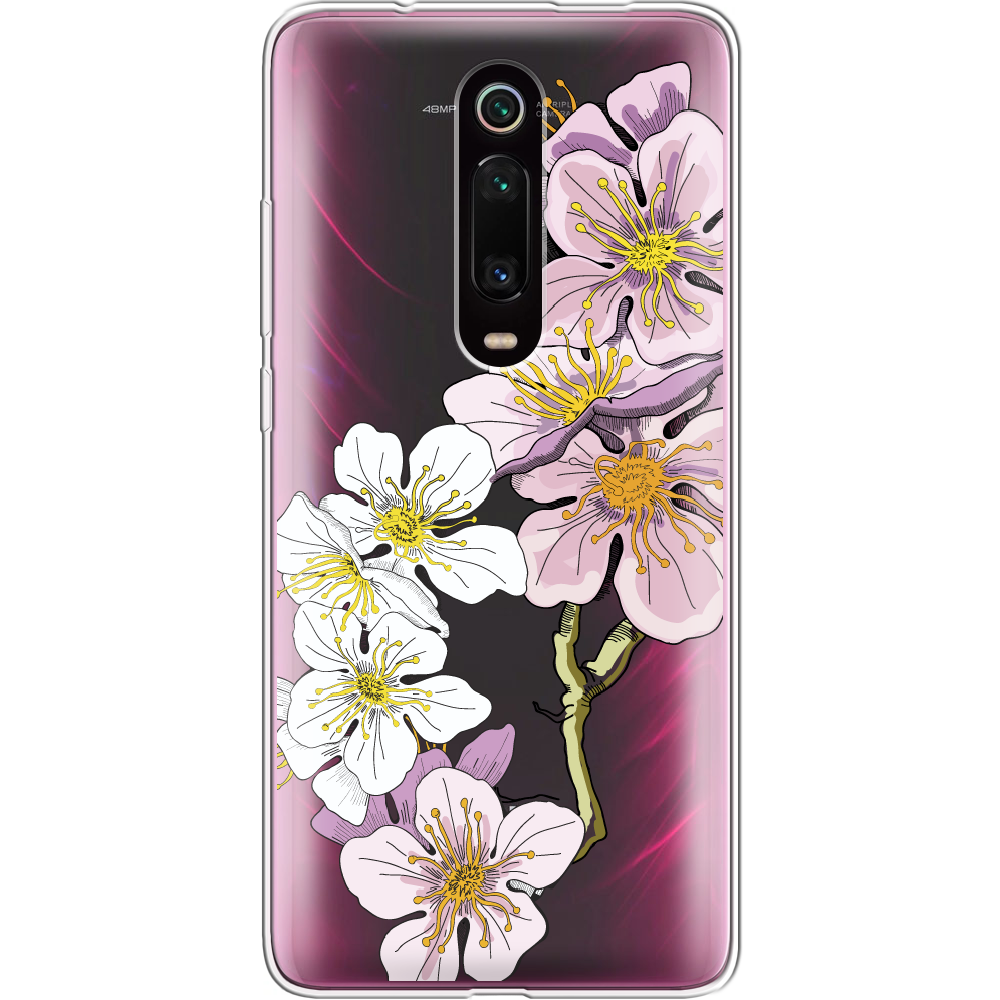 Чехол BoxFace Xiaomi Mi 9T / Mi 9T Pro Cherry Blossom Прозрачный силикон (37376-cc4-37376)