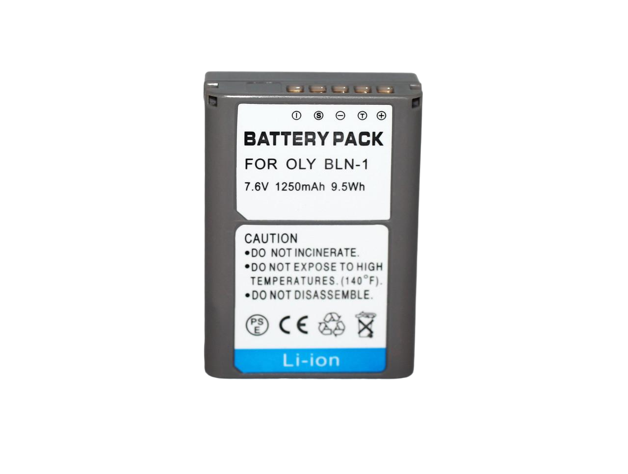 Аккумулятор BLN-1 аналог для фотоаппаратов Olympus OM-D E-M5 OM-D E-M1 PEN E-P5 E-M1 E-M5 E-P5 1250 ma Аккумулятор BLN-1 аналог для фотоаппаратов Olympus OM-D E-M5 OM-D E-M1 PEN E-P5 E-M1 E-M5 E-P5 1250 ma