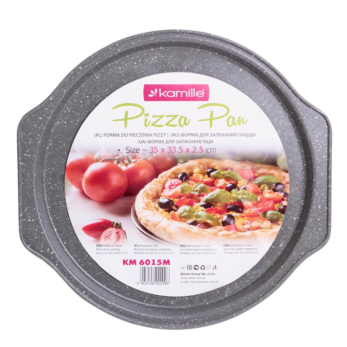 Форма для пиццы Kamille KM-6015M 35х33,5 см (90328) - фото 2 Форма для пиццы Kamille KM-6015M 35х33,5 см (90328) - фото 2
