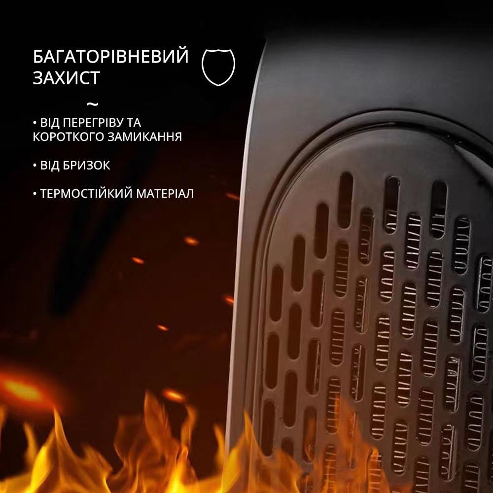 Тепловентилятор міні Handy Space Heater настінний (96419) - фото 3