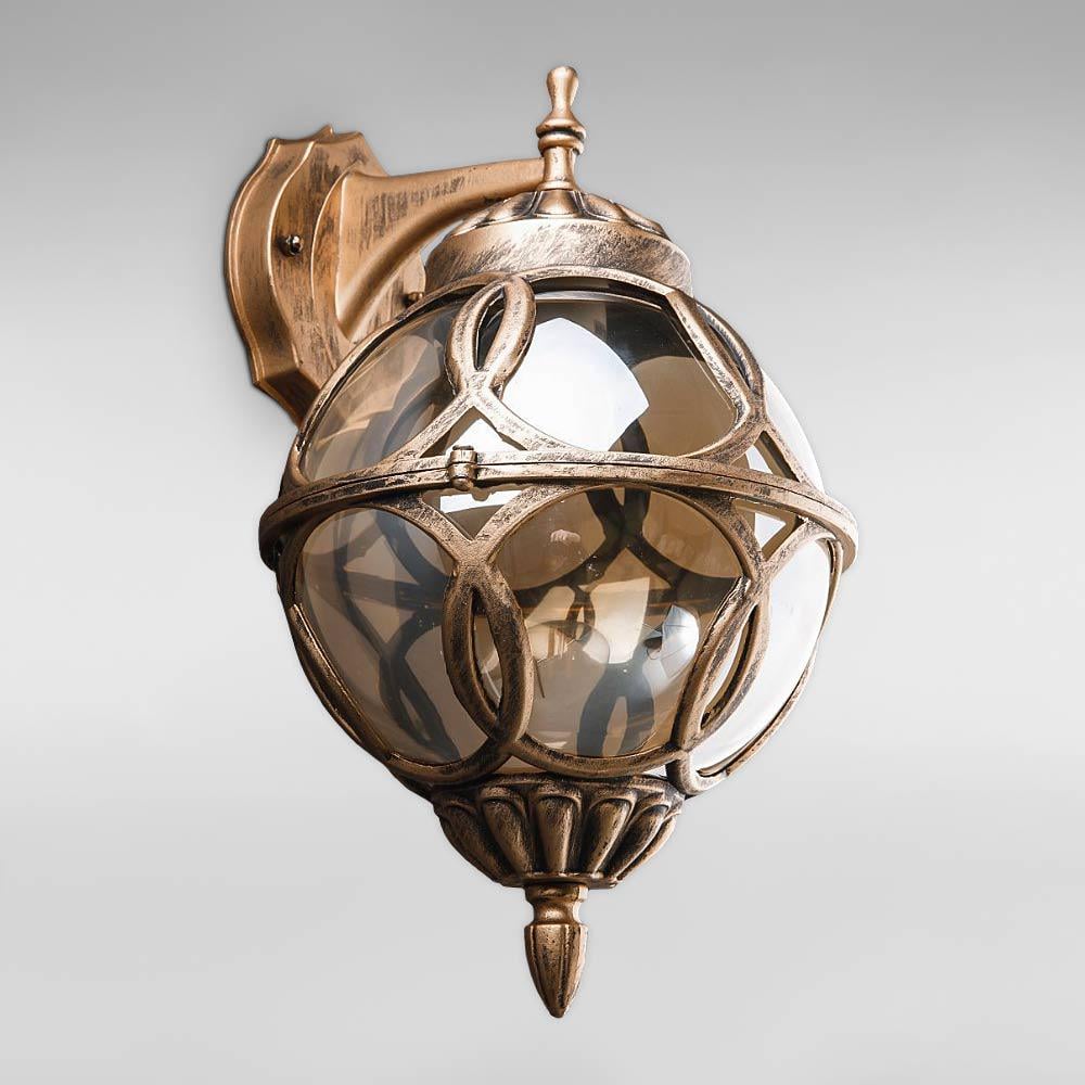 Cветильник уличный настенный Light House DL-18819/1W Бронзовый/Шампань