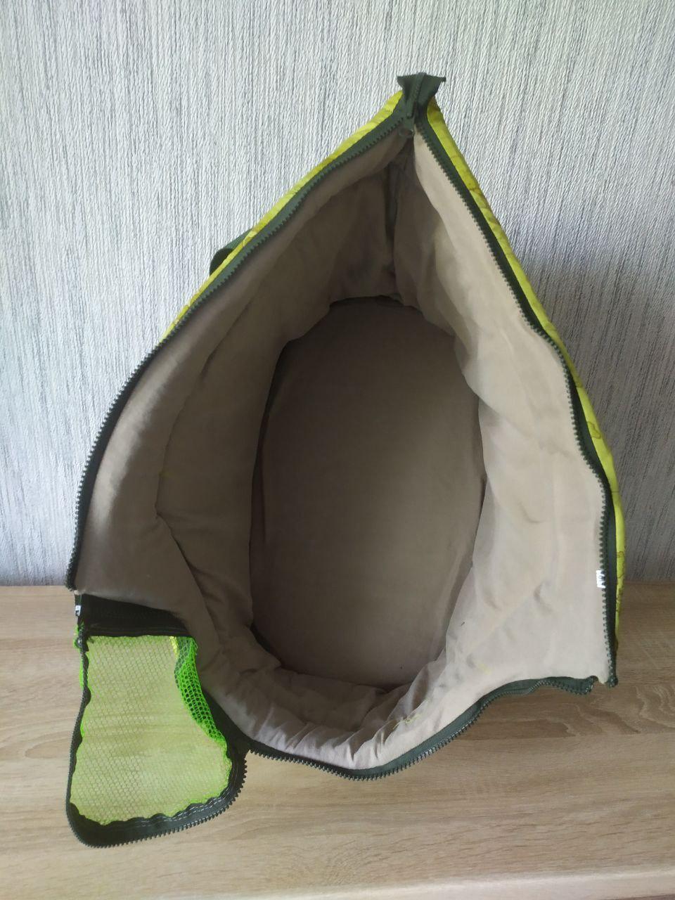 Сумка-переноска Гранд Шериф р. 3 60х28х31 см Зелений - фото 4