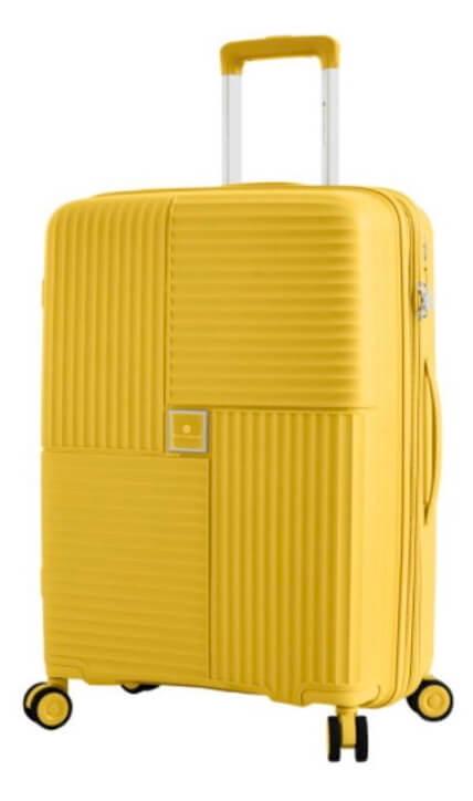 Чемодан Snowball 20403 средний полипропилен M Желтый