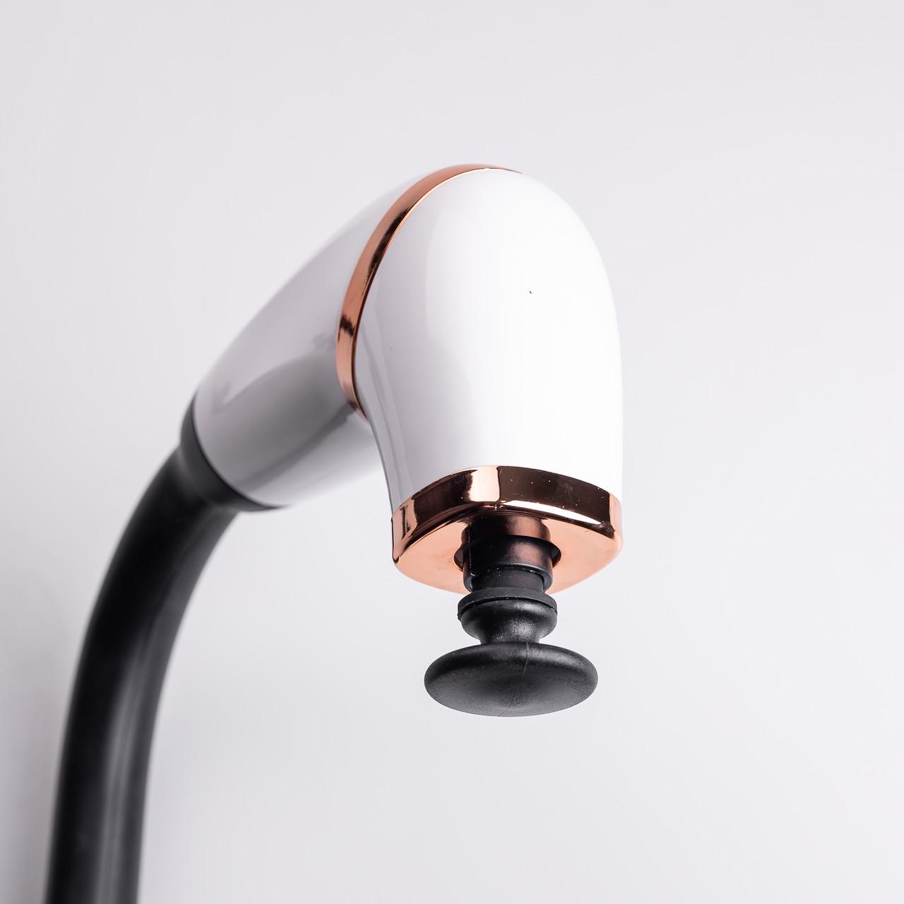 Массажер перкуссионный ручной аккумуляторный 17 Вт зарядка от USB до 3200 об/мин Белый (7214) - фото 7 Массажер перкуссионный ручной аккумуляторный 17 Вт зарядка от USB до 3200 об/мин Белый (7214) - фото 7