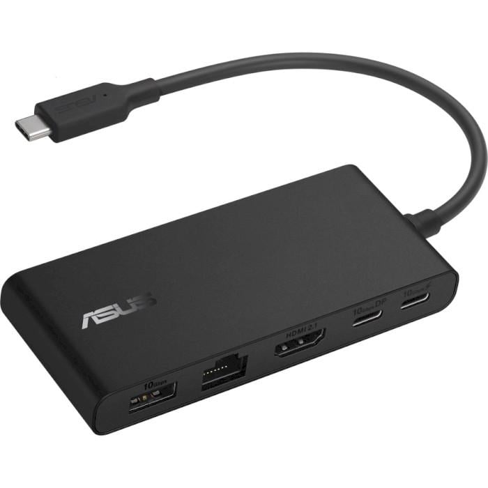Док-станция Asus DC201 Dual 4K USB-C Dock 1xUSB 3.2 Gen 2 1xDP 1xHDMI RJ-45 Black (90XB094N-BDS000)