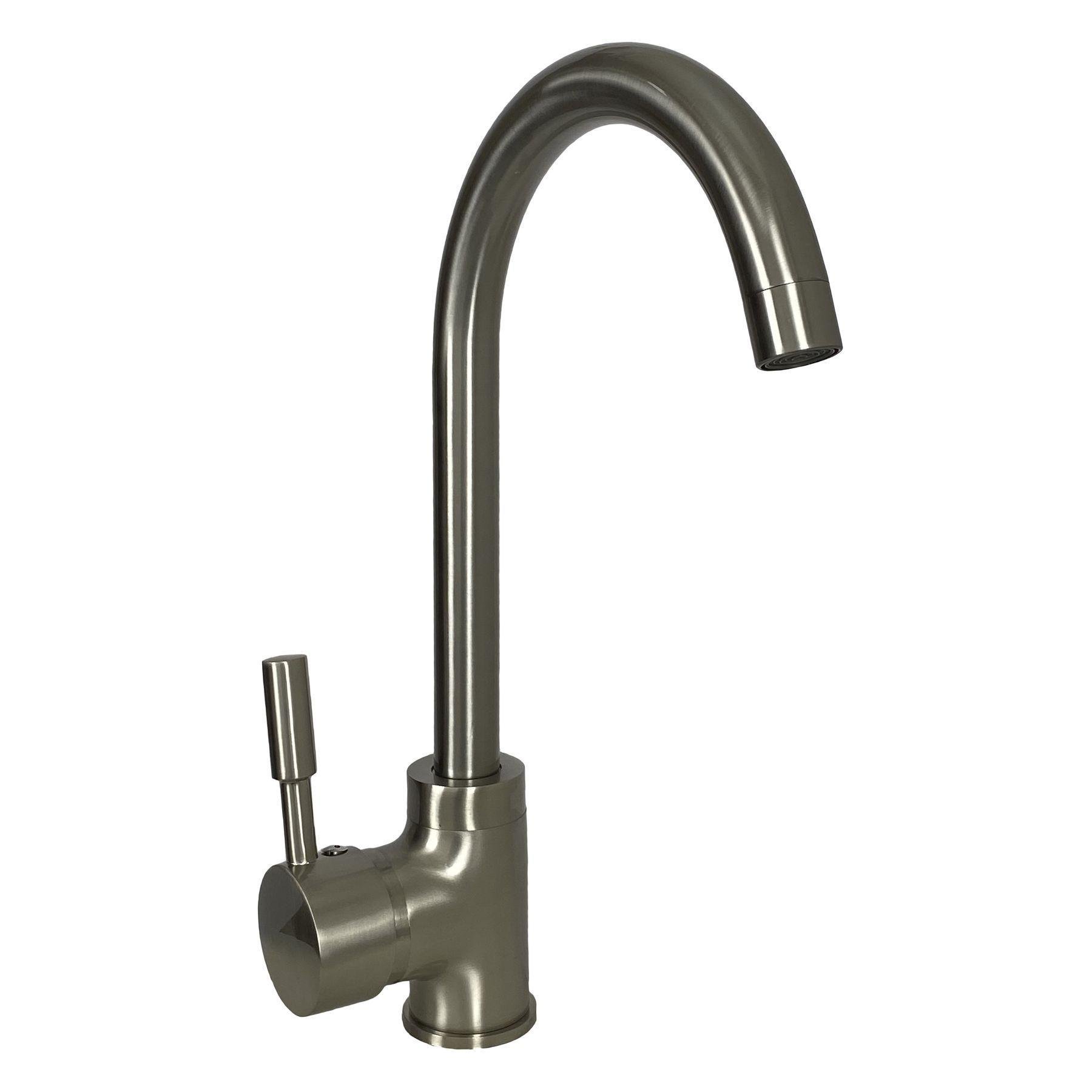 Смеситель для кухни Globus Lux LAZER GLLR-0103S-STSTEEL Смеситель для кухни Globus Lux LAZER GLLR-0103S-STSTEEL