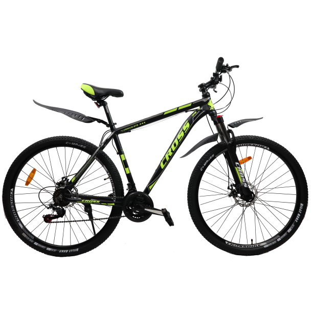 Велосипед Cross Hunter 29" 22" 2022 Черный/Желтый