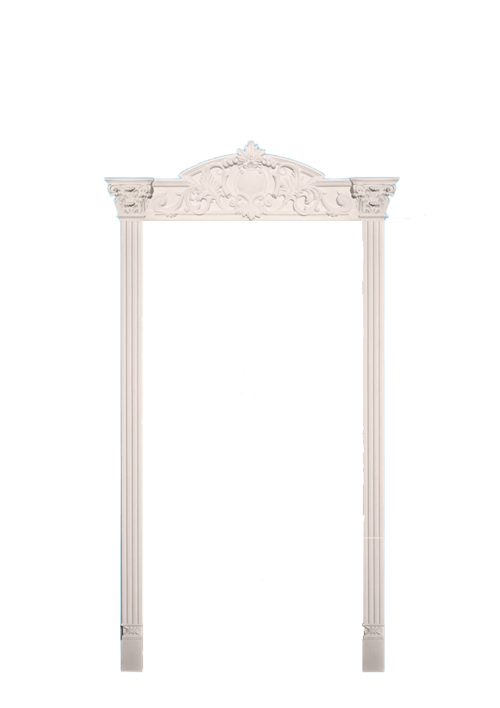 Арка гипсовая односторонняя для обрамления над дверью (23442109)