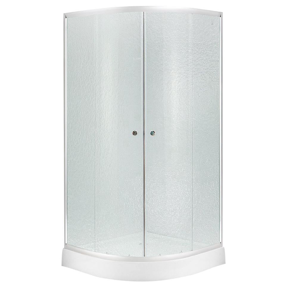 Душова кабіна Kroner KRP Harz-C.F.F. CV029560 90x90x194 см Сатин (194317)