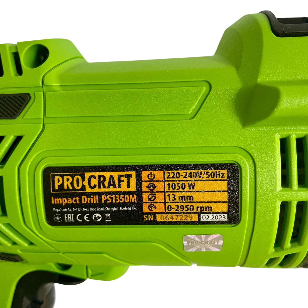 Дриль ProCraft PS1350M ударна (013509) - фото 3