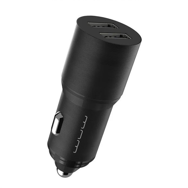 Зарядное автомобильное WUW C148 2USB 2,4A Черный (1884)