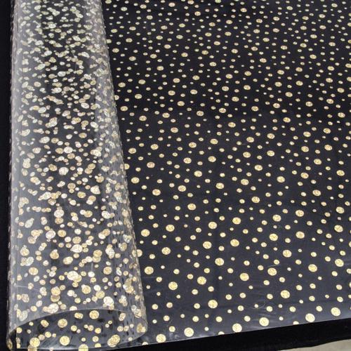 Мягкое стекло лазер Oncu Grup 80х130 см 800 мкм Прозрачно-золотое (6002-G) - фото 2