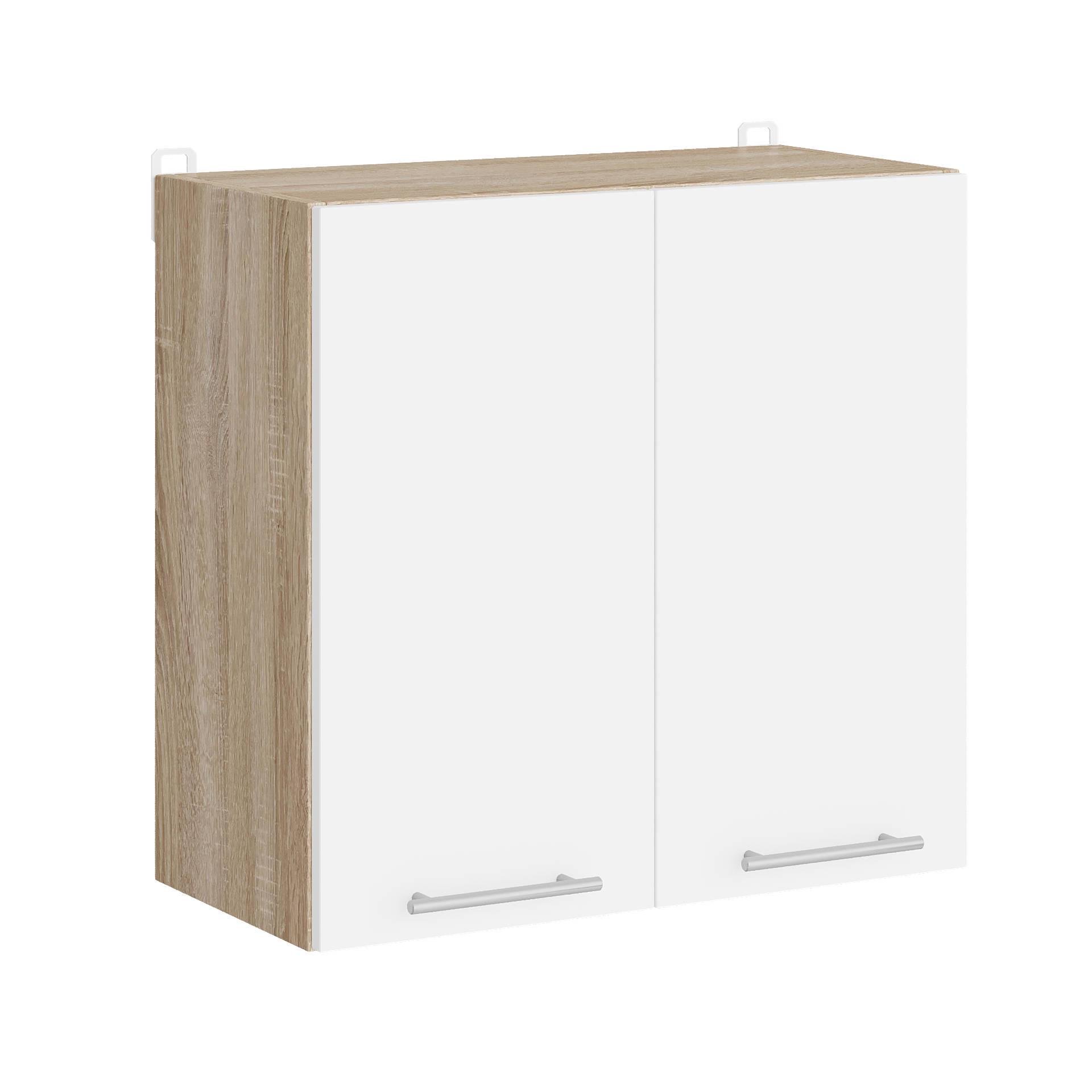 Шкаф кухонный Эверест Эко модуль верхний с сушилкой 600 60х30х58 см Дуб Сонома/Белый (09040)