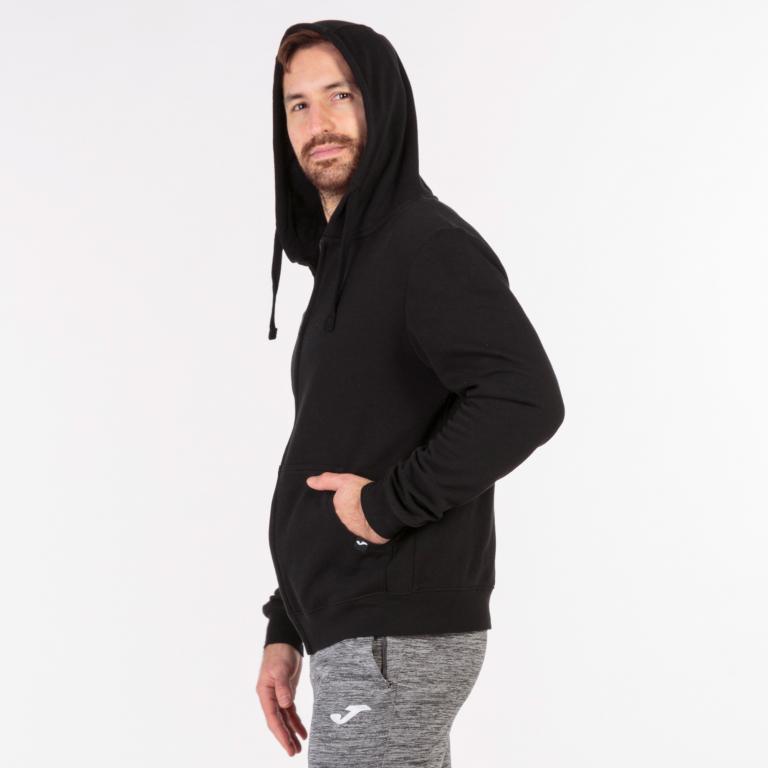 Олімпійка Joma 102109.100 Jungle Zip-Up Hoodie L Black (8424309577513) - фото 2