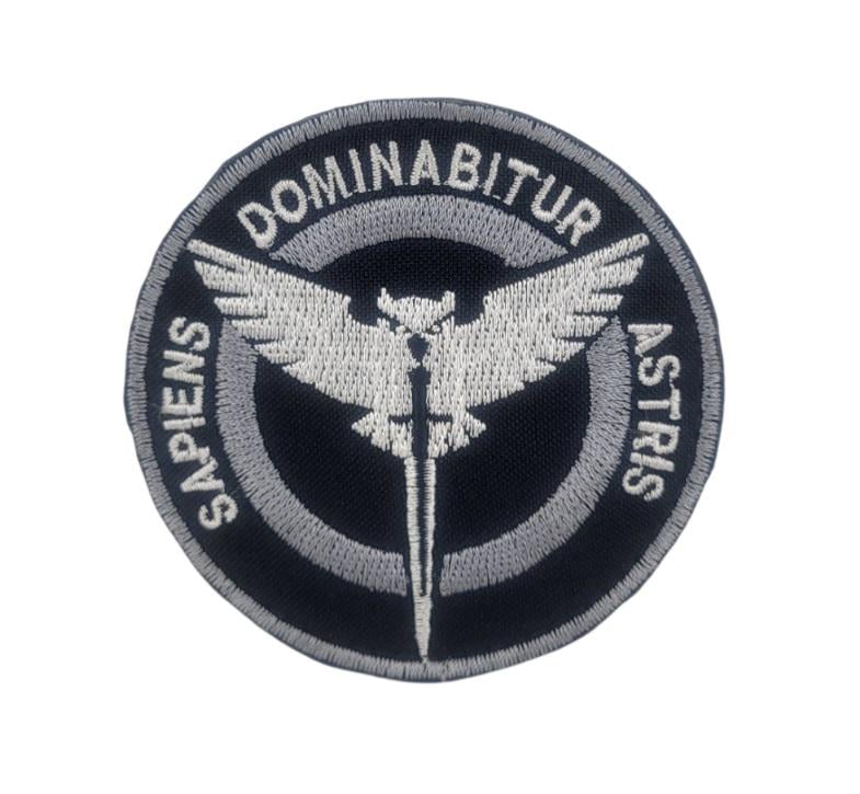 Шеврон Разведка Sapiens Dominabitur Astris 8х8 см Черный (3593401)