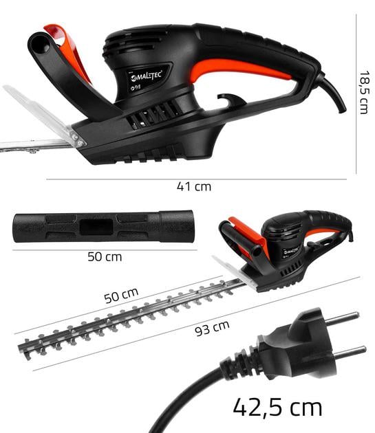 Тример для стрижки кущів Maltec MasterHedge-450W 1500 Вт 500 мм - фото 5