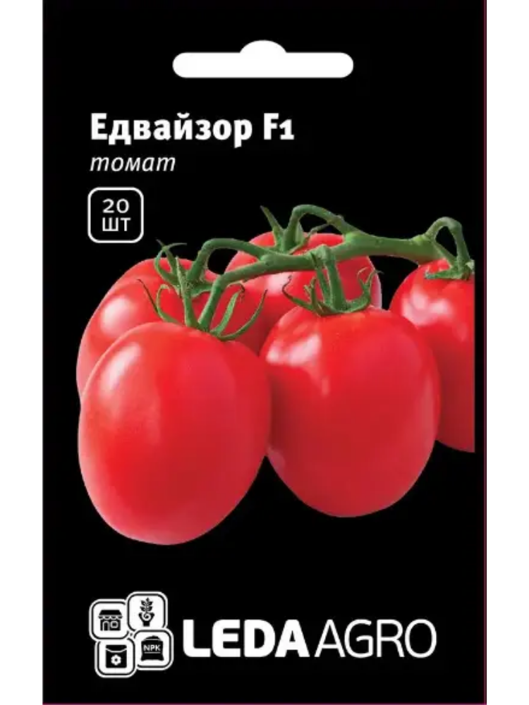 Семена Томат Leda Agro Едвайзор F1 20 шт. (5943) Семена Томат Leda Agro Едвайзор F1 20 шт. (5943)