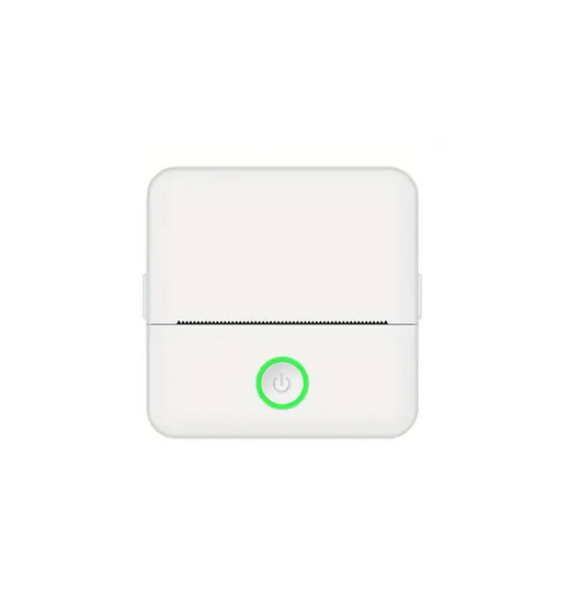 Принтер кишеньковий квадратний акумуляторний Білий (WW4-W)