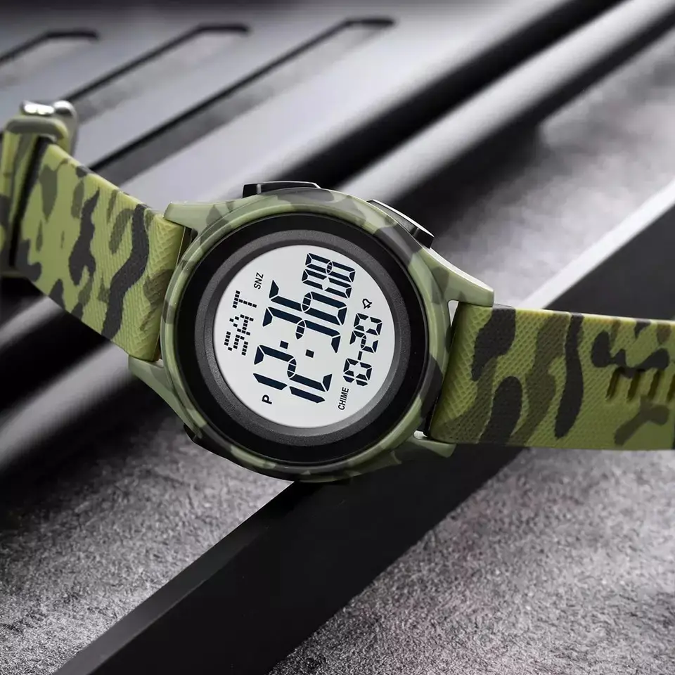 Годинник наручний чоловічий Skmei 1893 Green Camo (18472) - фото 7 Годинник наручний чоловічий Skmei 1893 Green Camo (18472) - фото 7