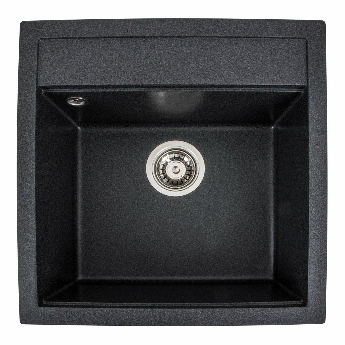 Мойка для кухни гранитная Platinum 5149 FIESTA Карбон (PLTM-SP000039263)