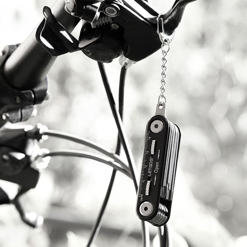 Мультитул велосипедный LETGOS BE001 многофункциональный компактный ключ для велосипеда 12 в 1 (001051) - фото 10 Мультитул велосипедный LETGOS BE001 многофункциональный компактный ключ для велосипеда 12 в 1 (001051) - фото 10