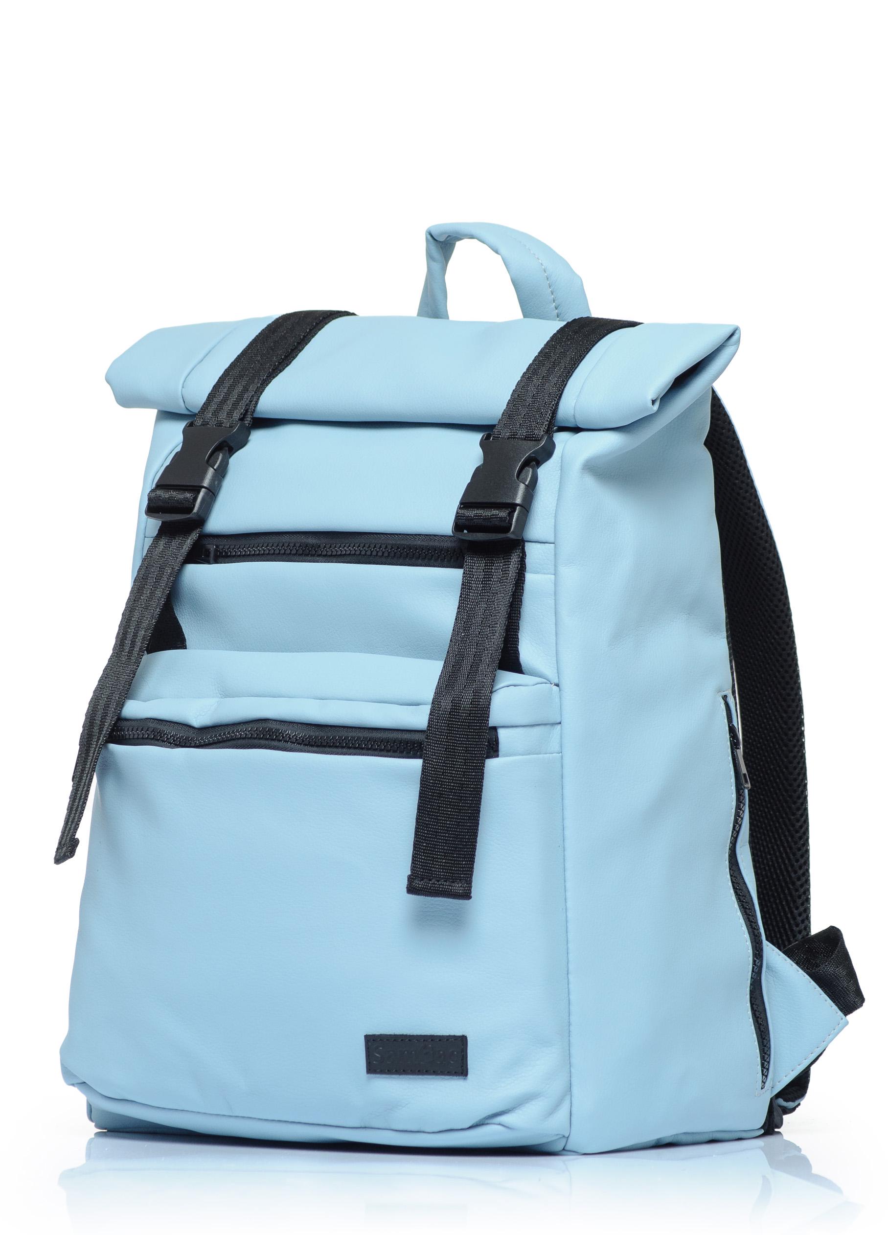Рюкзак рол Sambag унісекс RollTop 41x30x16 см Блакитний