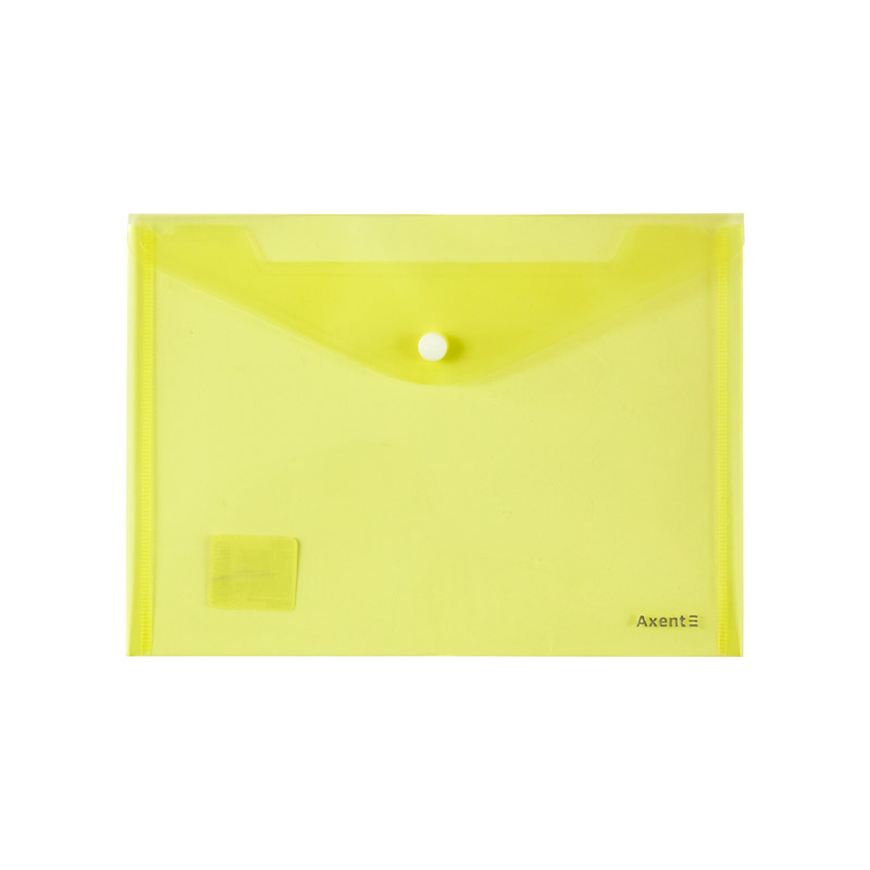 Папка на кнопке Axent А5 12 шт. Желтый (1522-26-A)