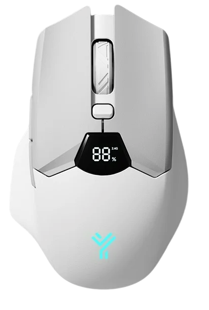 Комп'ютерна мишка Silent Mouse 600 mAh з дисплеєм White (2237)
