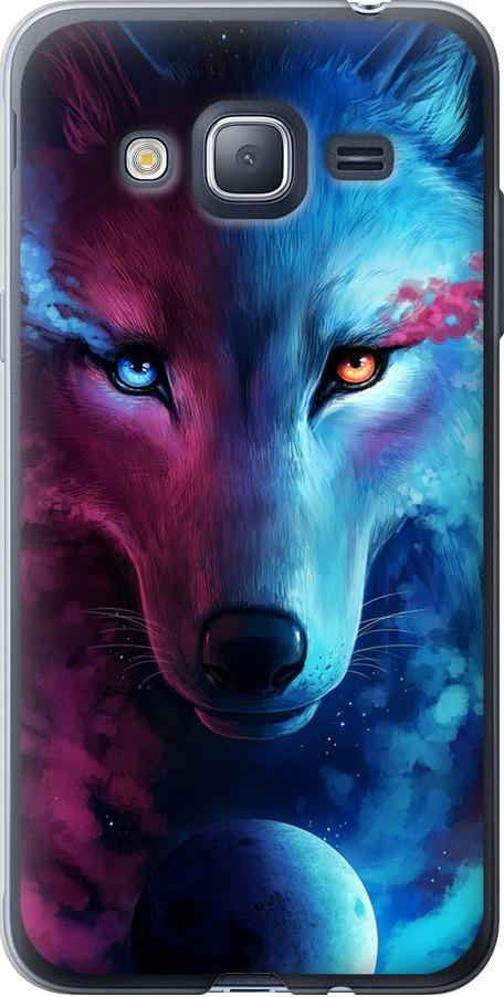 Чехол на Samsung Galaxy J3 Duos (2016) J320H Арт-волк (3999u-265-42517)