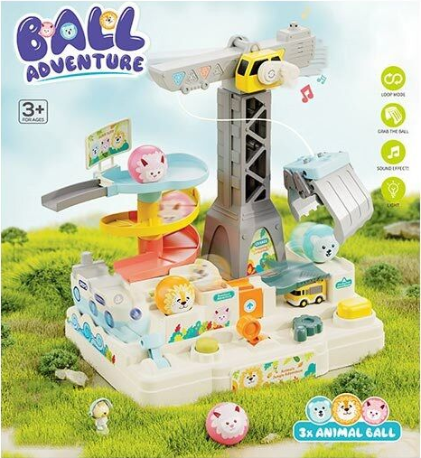 Трек T 920 A звук/підсвічування/механічне керування/кульки/механічний кран/наклейки Трек T 920 A звук/підсвічування/механічне керування/кульки/механічний кран/наклейки